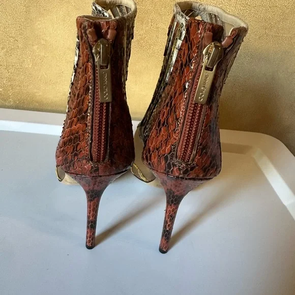 Gorgeous Jimmy Choo Mesh and Leather Booties - Picture 4 of 5